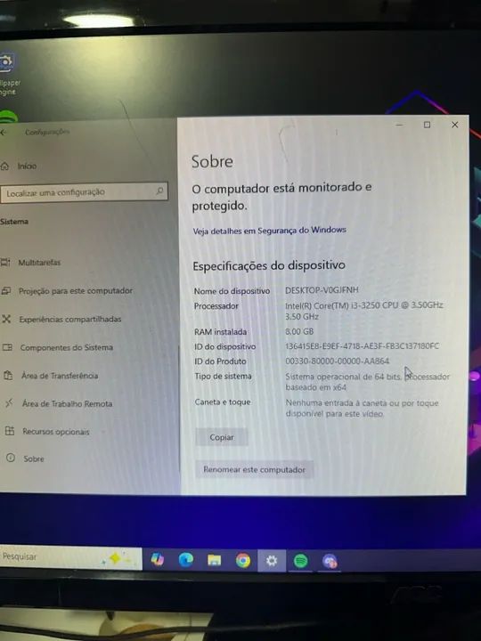 Vendo I3-3250 / 3.5Hz e placa mãe H61M-A/BR - Foto 2