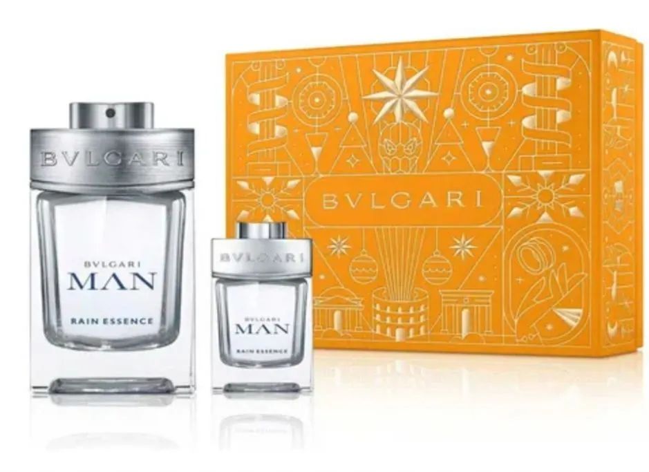 Perfume Bvlgari Man Rain Essence 100ml + 15ml Kit