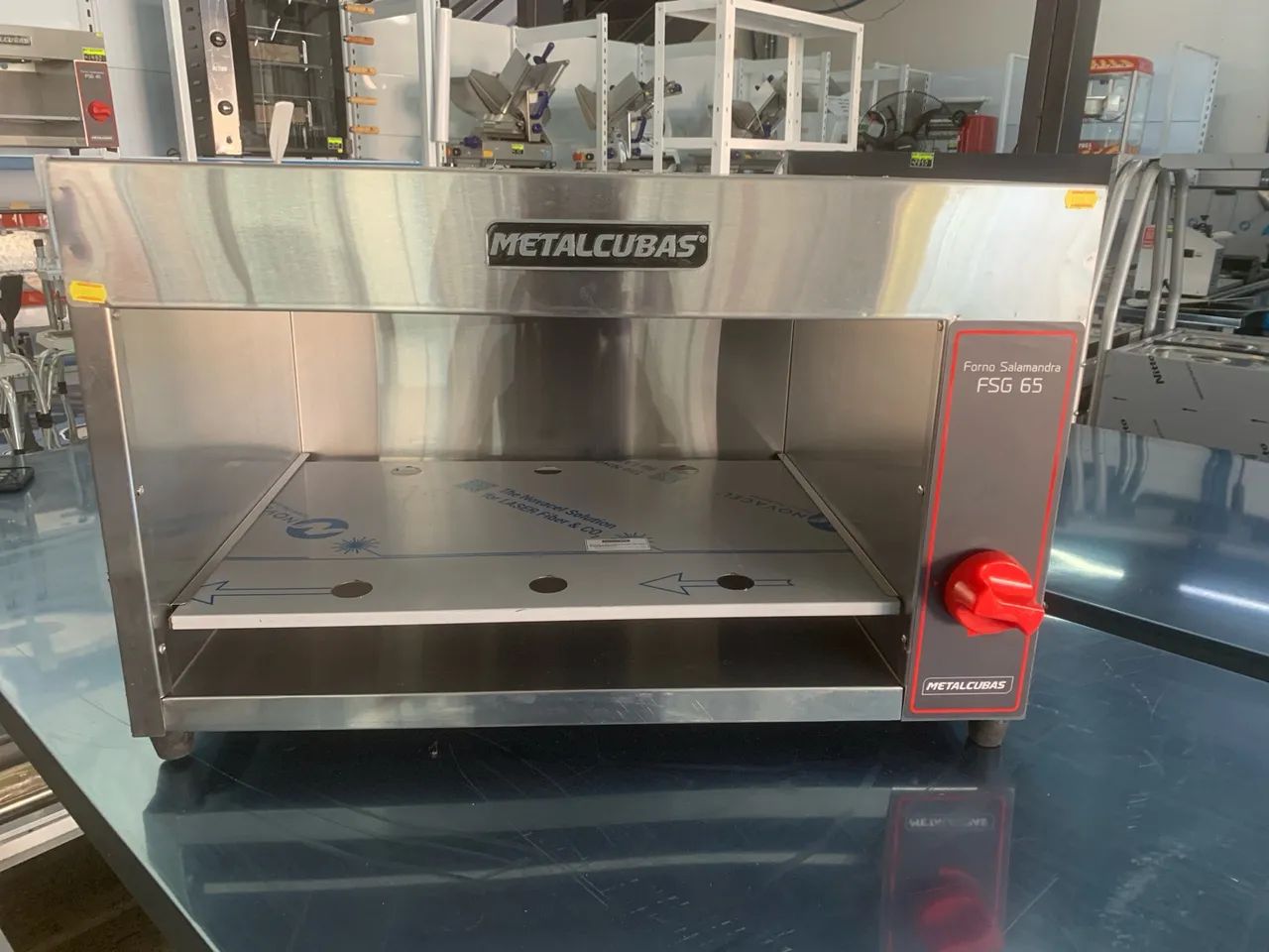 Forno Gratinador a Gás Salamandra FSG 65 Metalcubas