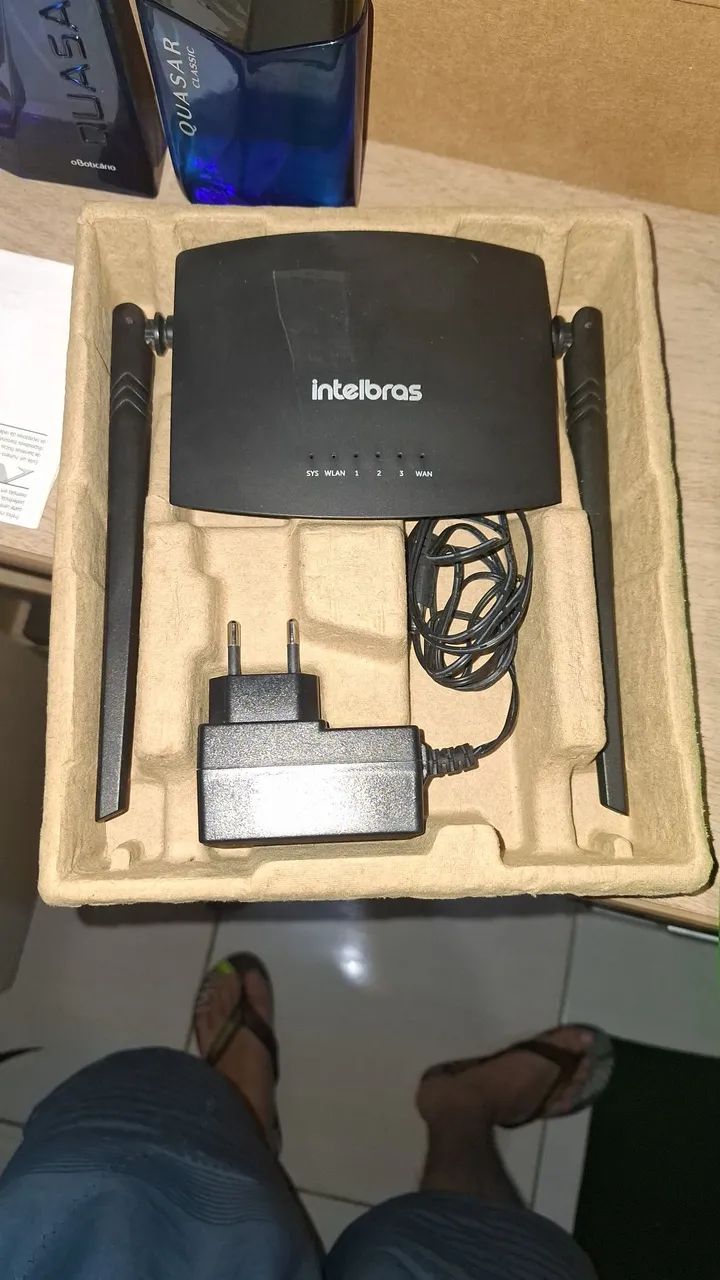 Roteador Wi-Fi 4 Intelbras RF 301K (negociável)