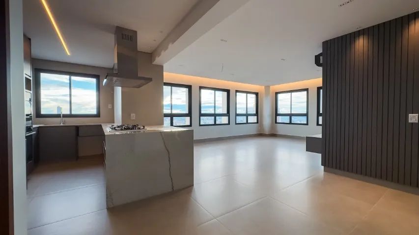 Blanc Casa Design, 137m, 3 suites, semi mobiliado, Setor Bueno, 38 andar vista parque vaca - Foto 4