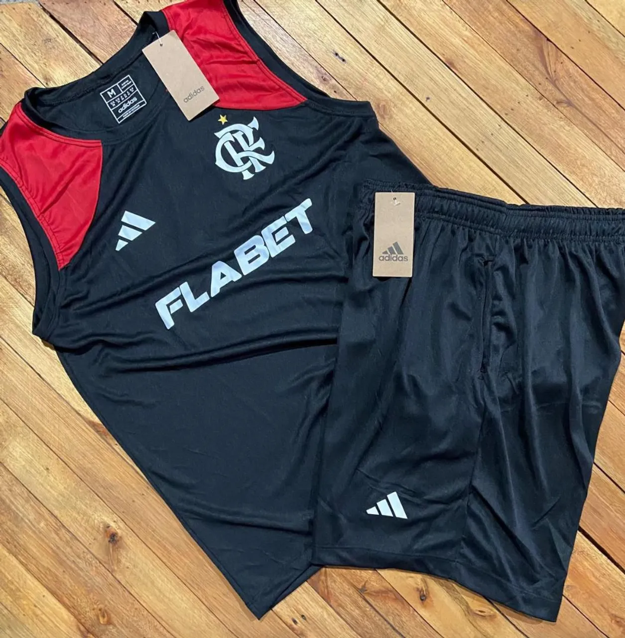 Conjunto de Futebol Flamengo Adidas