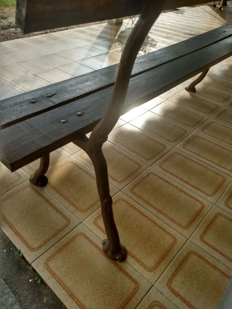 Banco de Jardim Antigo Década de 30 - Foto 5