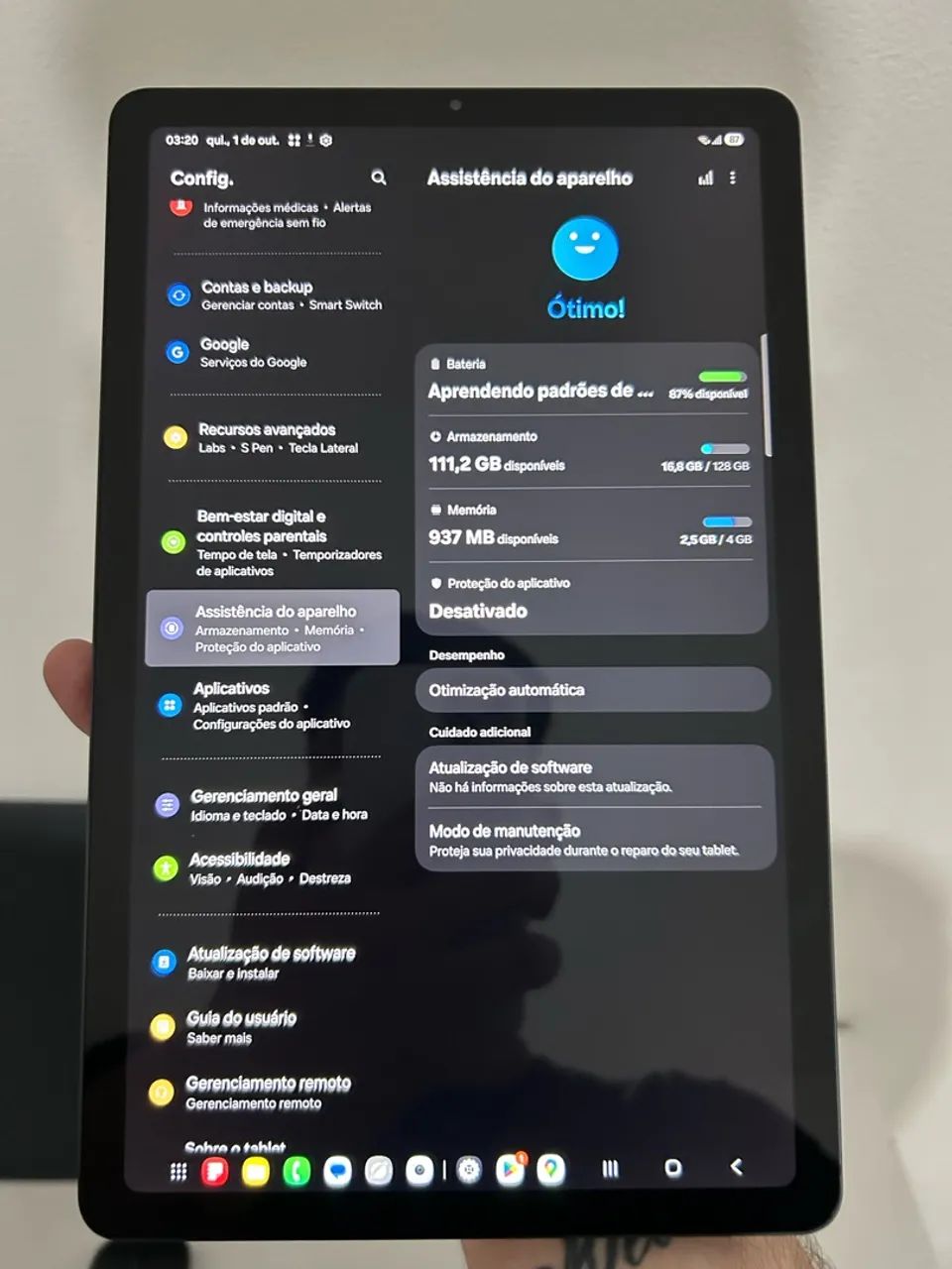 ? SAMSUNG GALAXY TAB S6 LITE 128GB - COMPLETO + TECLADO E MOUSE! ? - Foto 5