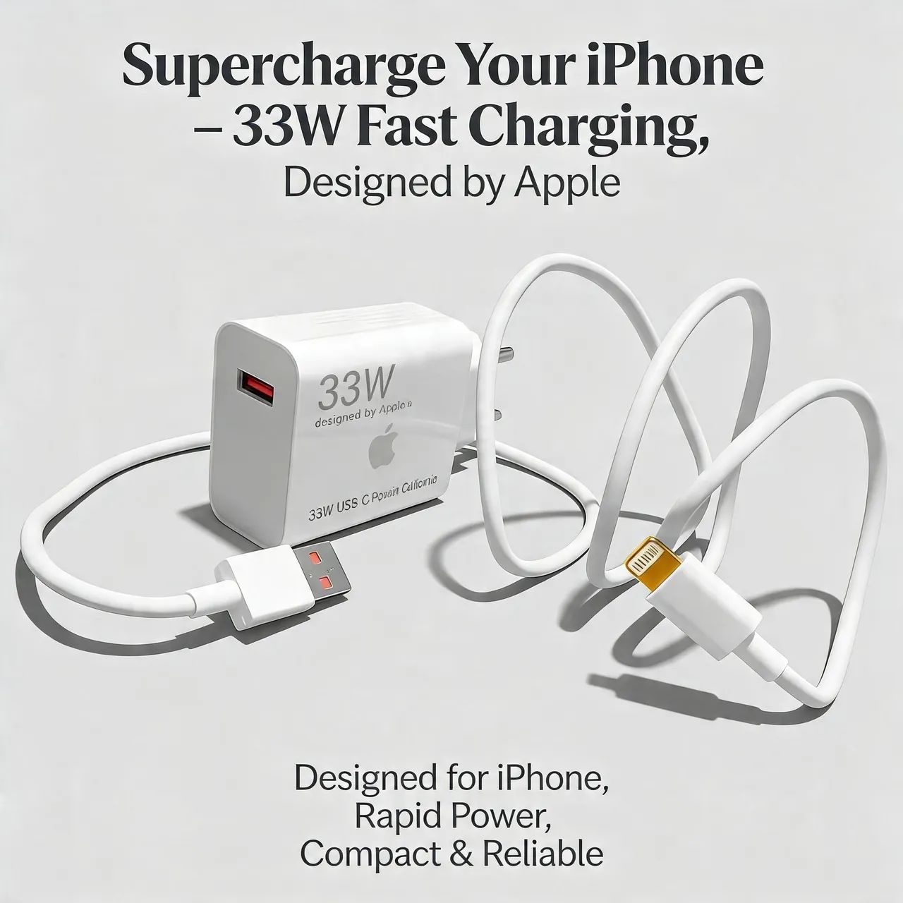 Carregador compatível iPhone 