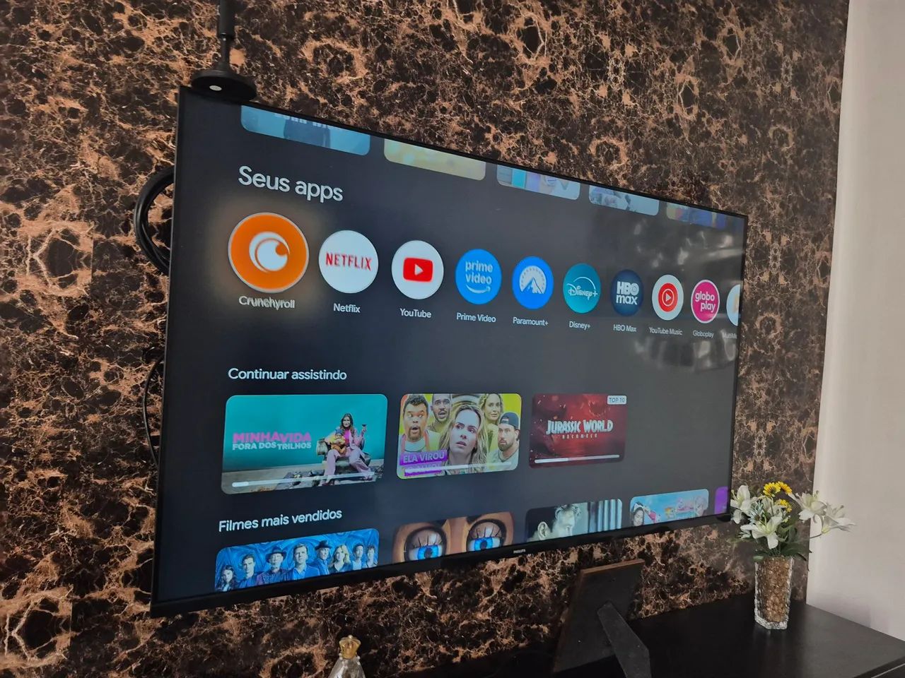 Tvsmart tv  Philips 50 polegadas menos de 1 ano de uso - Foto 2