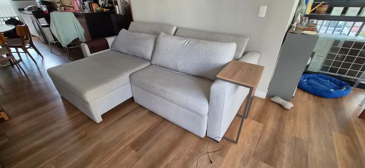 Sofá Sofá Retrátil em Linhao 4 lugares