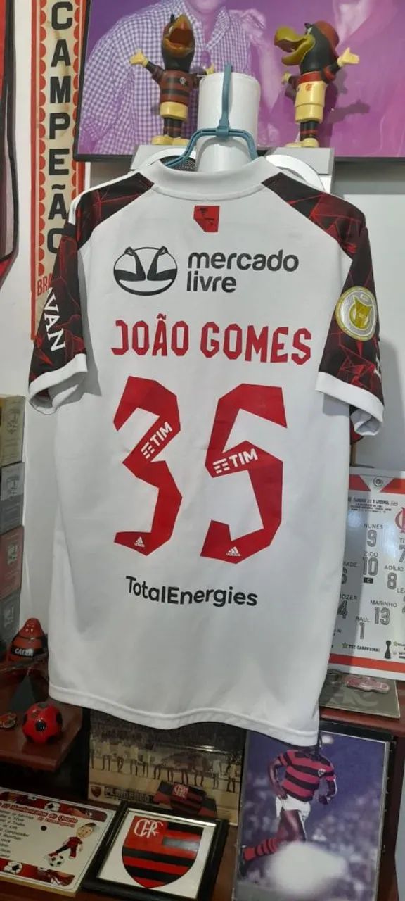 Camisa flamengo adidas 2021 / João Gomes número 35 - Foto 6