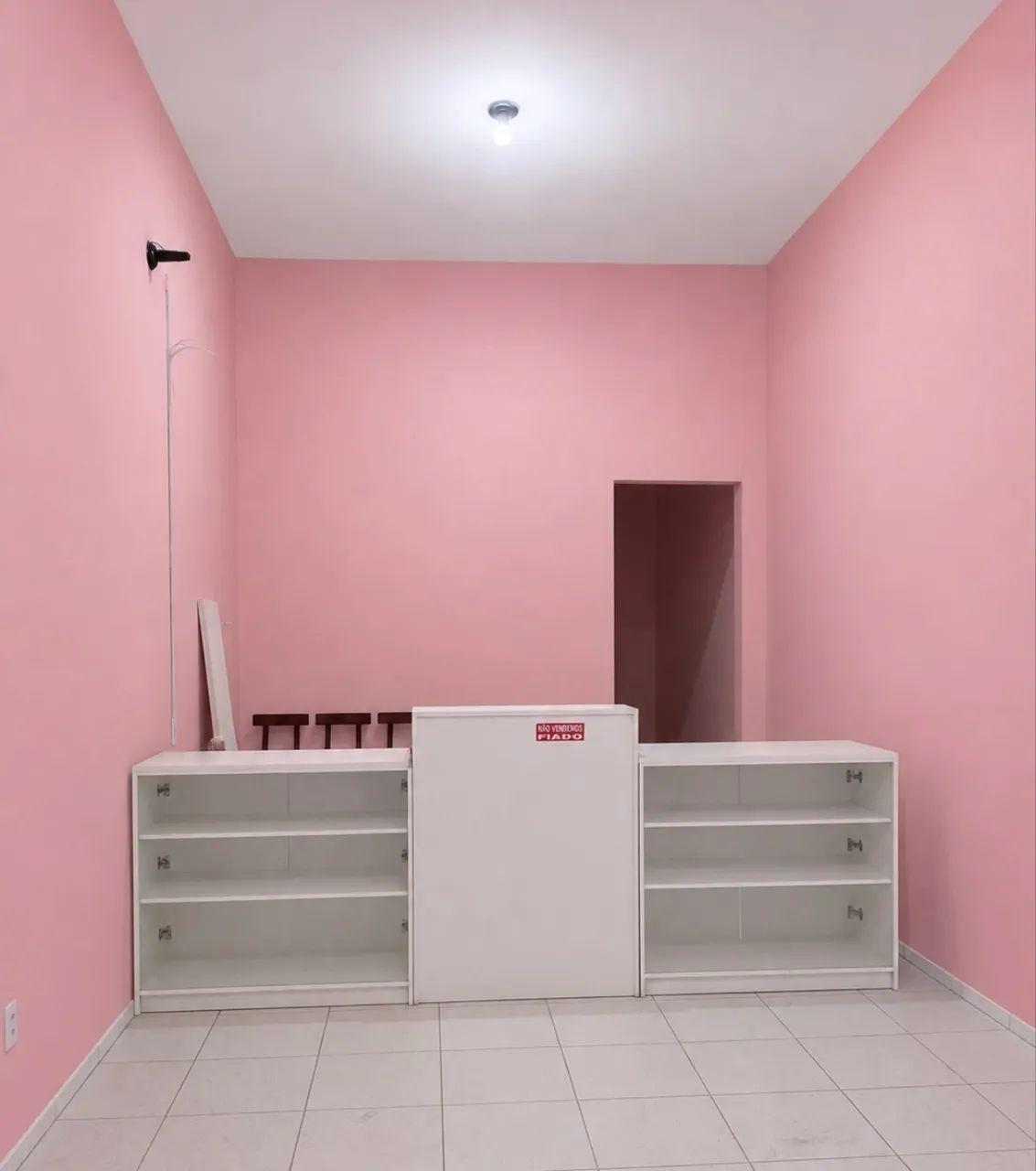Balcão de atendimento vitrine 