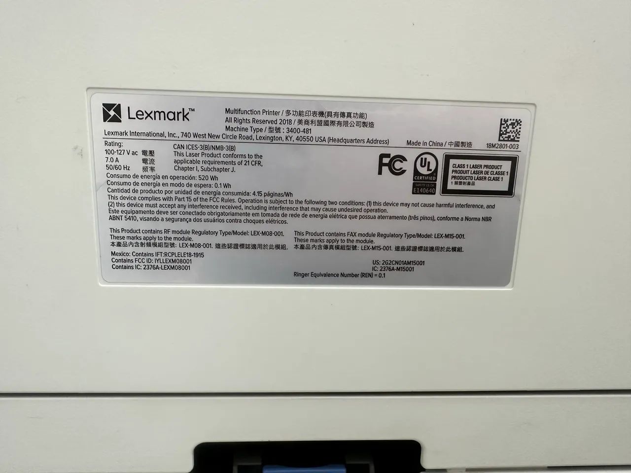 Impressora Lexmark MX431adw seminova - Foto 3
