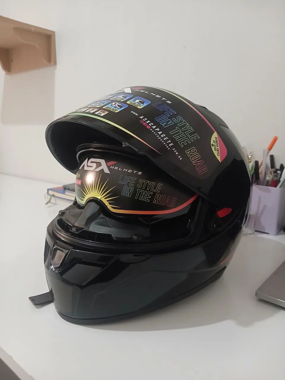 CAPACETE ASX VS  - Foto 5
