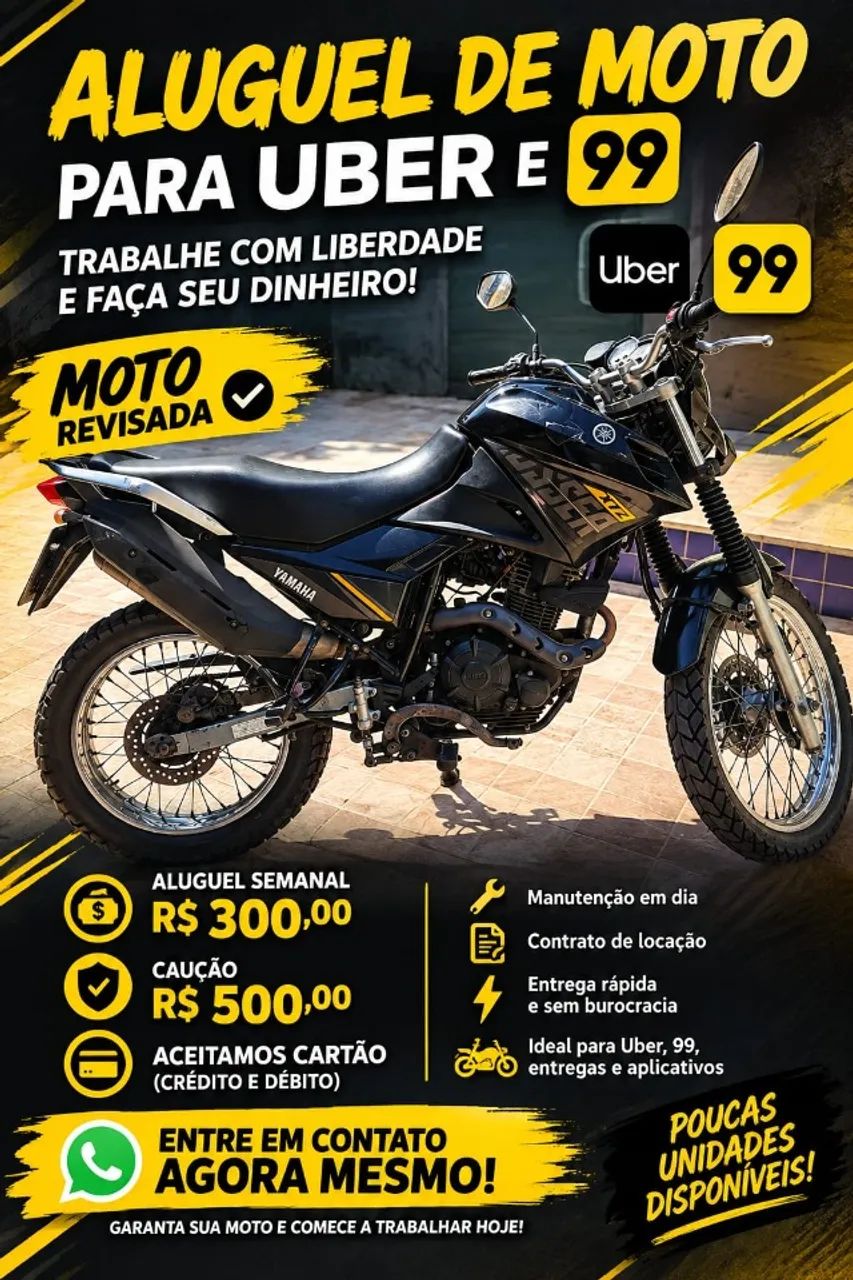 Aluguel de Moto Pra Uber e 99