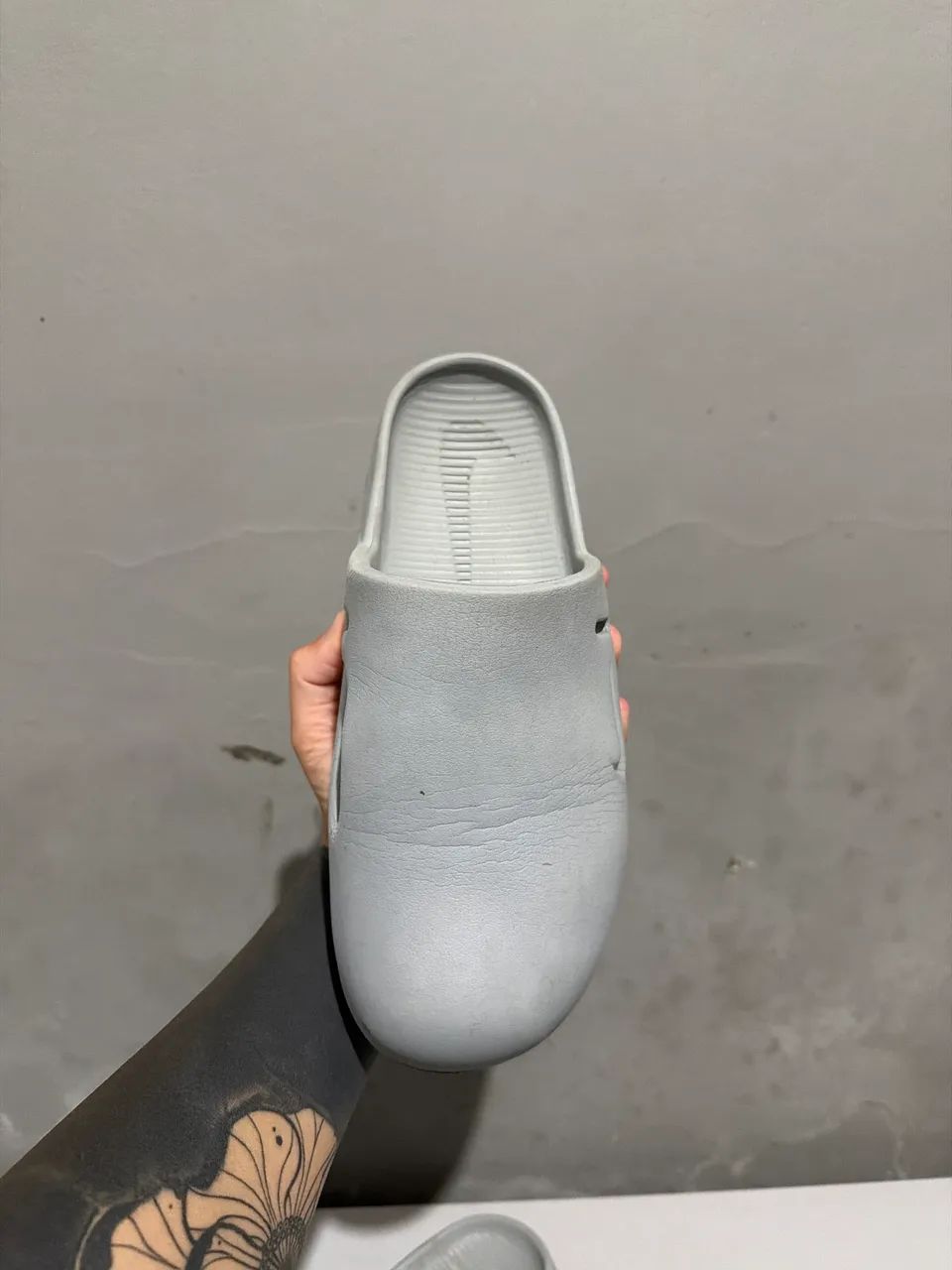 Sandália mule calm Nike Cinza 38 - Foto 3