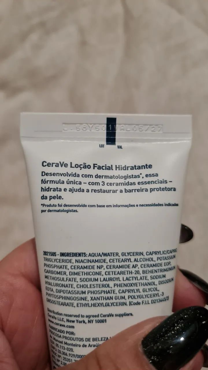 Frete grátis! CeraVe - Loção Facial Hidratante - Pele Normal a Seca - Foto 3