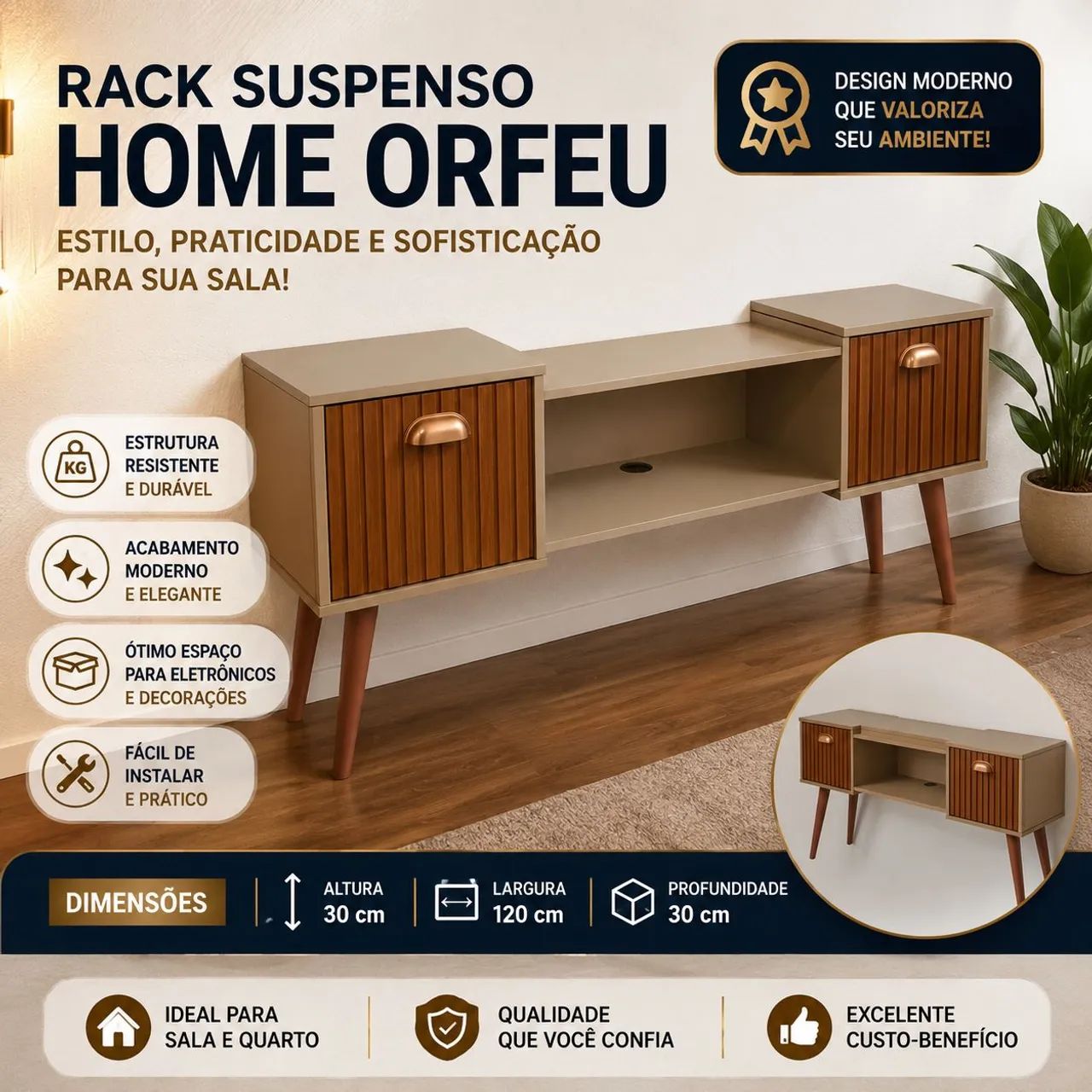 RACK SUSPENSO - NOVO