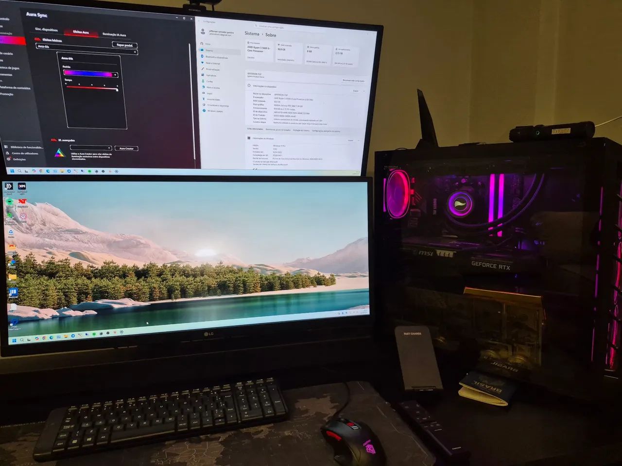 Computador Gamer RTX3060 TI  8Gb