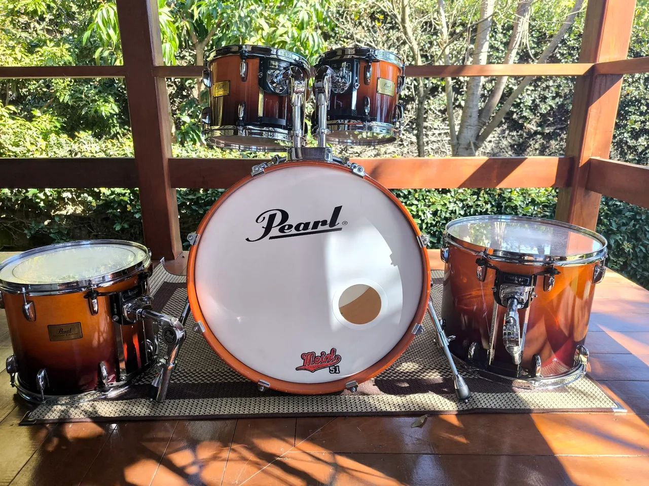 Bateria Pearl Session Custom Maple  - Foto 4