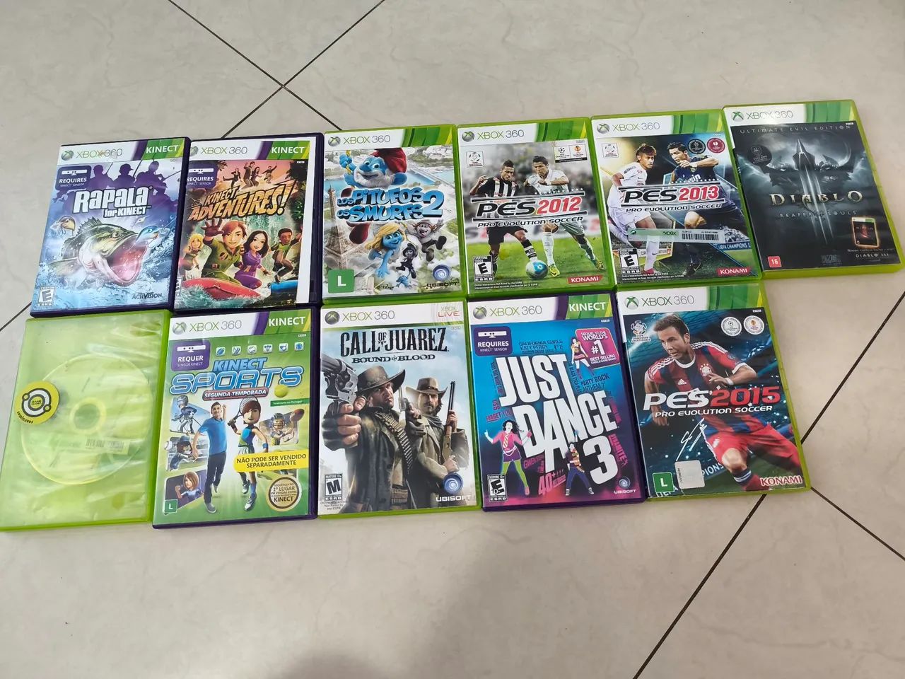 XBox 360 com Kinect e jogos originais - Foto 2