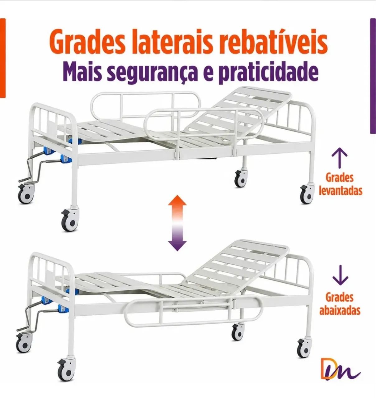 Cama Hospitalar  - Foto 2