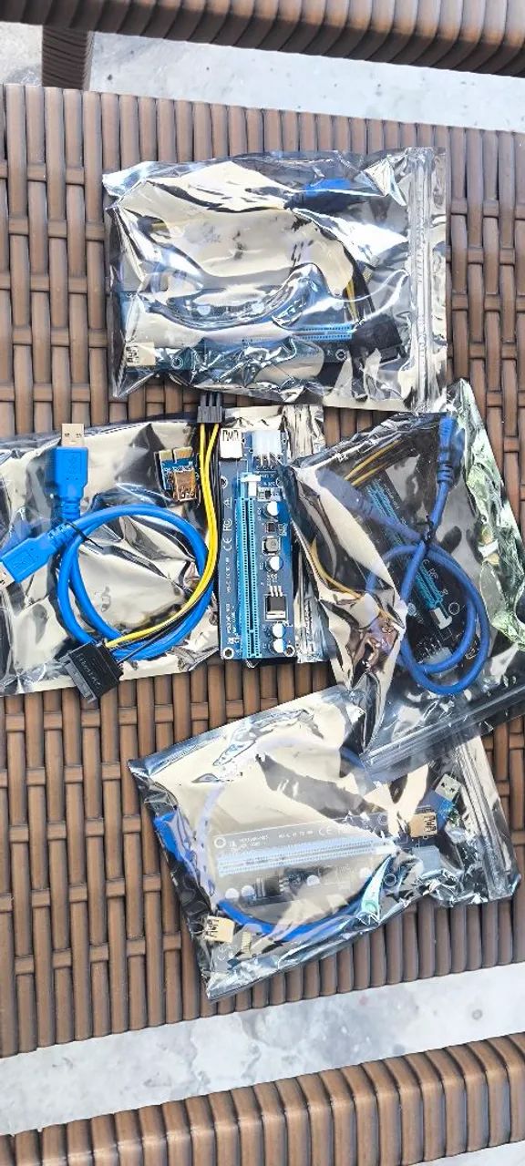 Placa Riser PCIe 1x para 16x 14 unidades - Foto 5