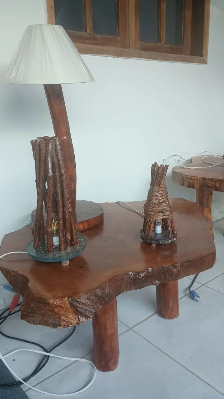 Produto em madeira rústica 