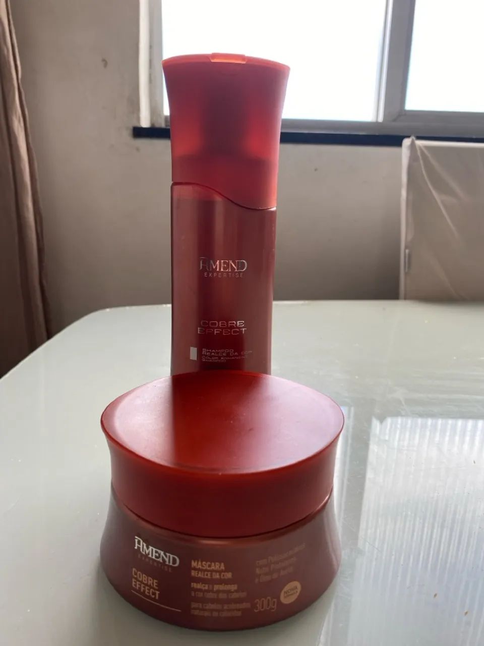 Kit amend shampoo e hidratação para ruivos