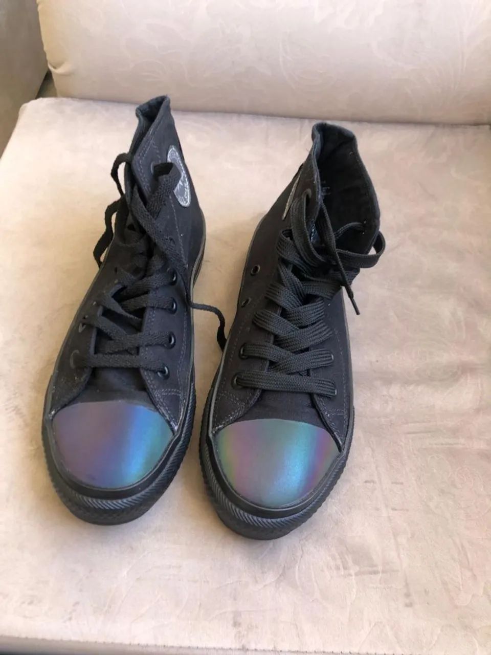 All star converse cano alto black - Foto 2