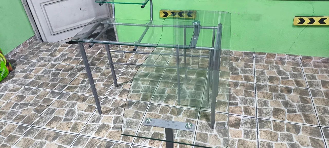 Mesa de vidro tio bancada  - Foto 3