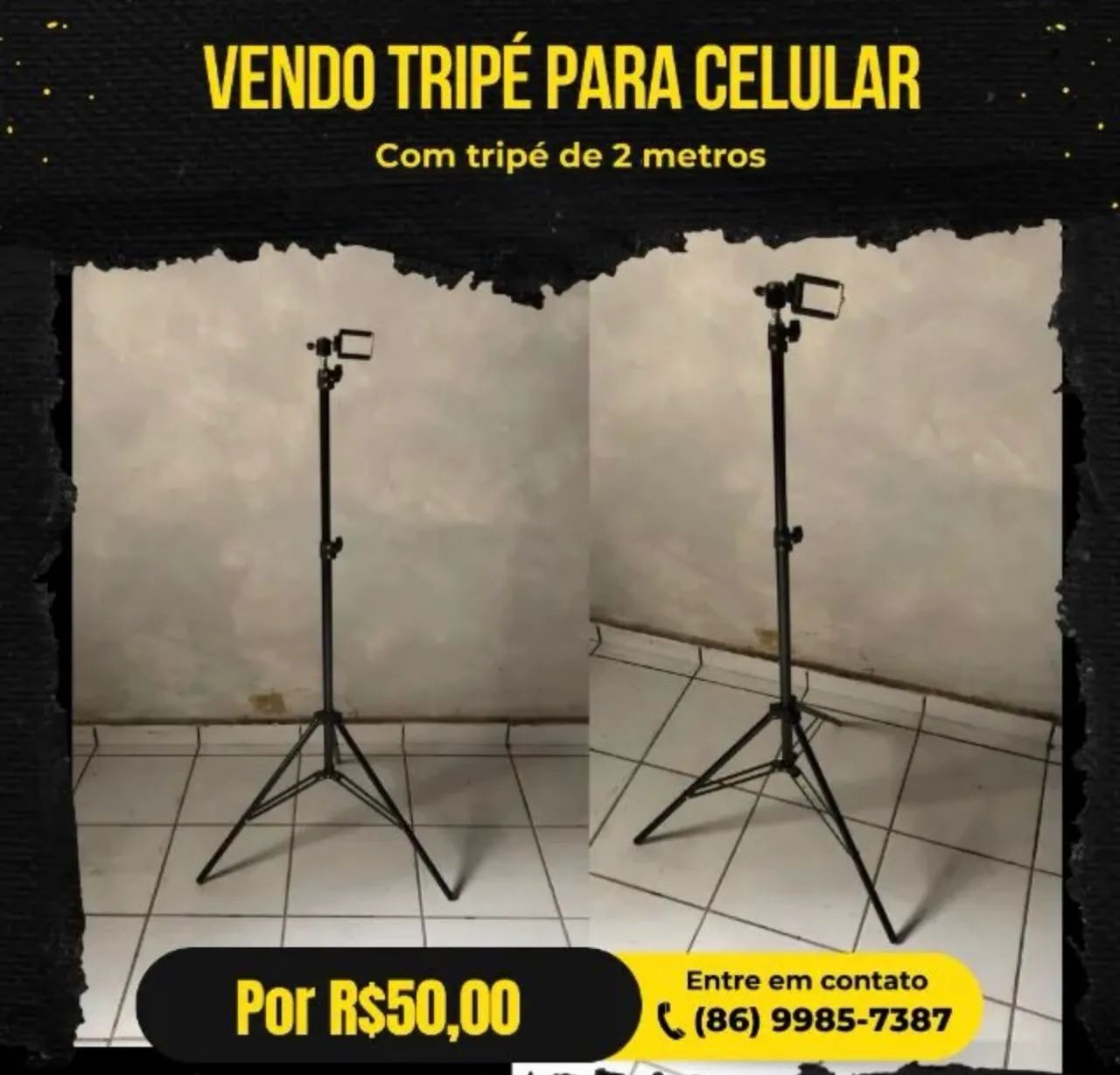 Tripé de celular