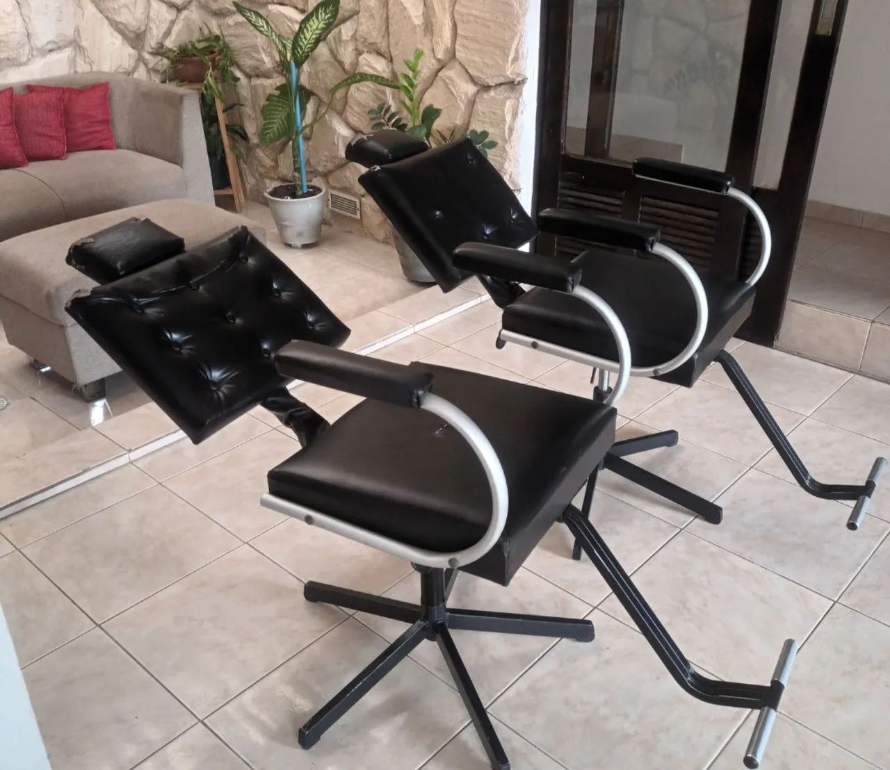 Cadeira de barbeiro  - Foto 2