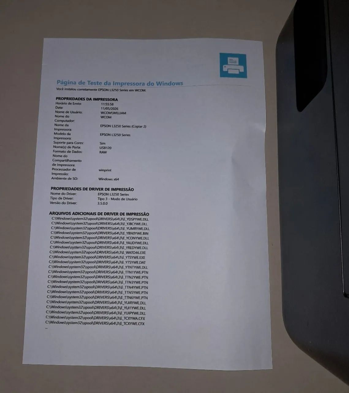 Impressora Multinacional Epson L3250 Usada. - Foto 4