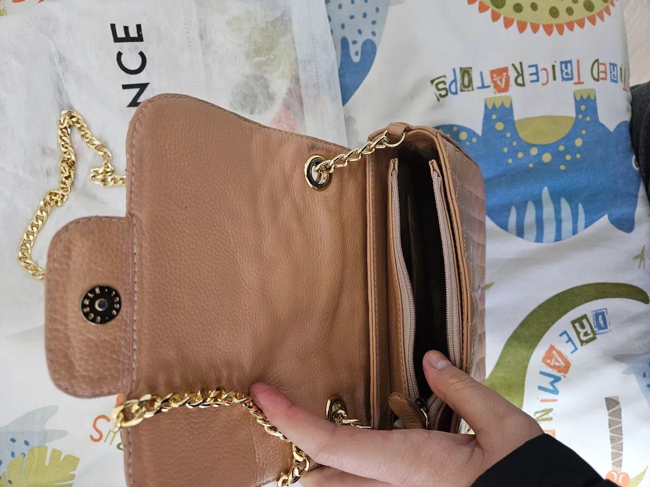 Bolsa couro legitimo nude - Foto 5
