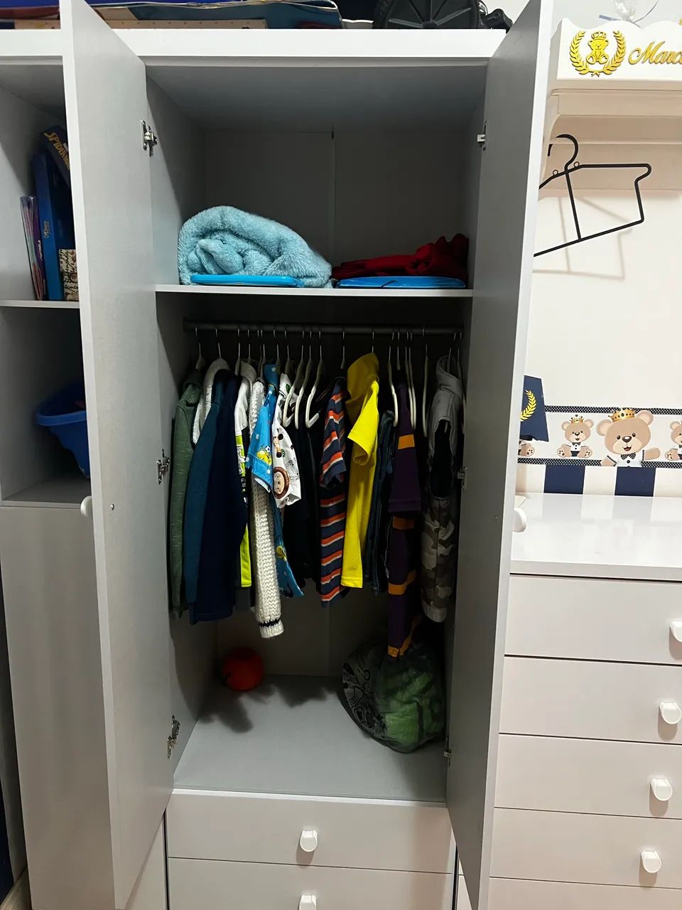 Guarda roupa e cômoda infantil  - Foto 2
