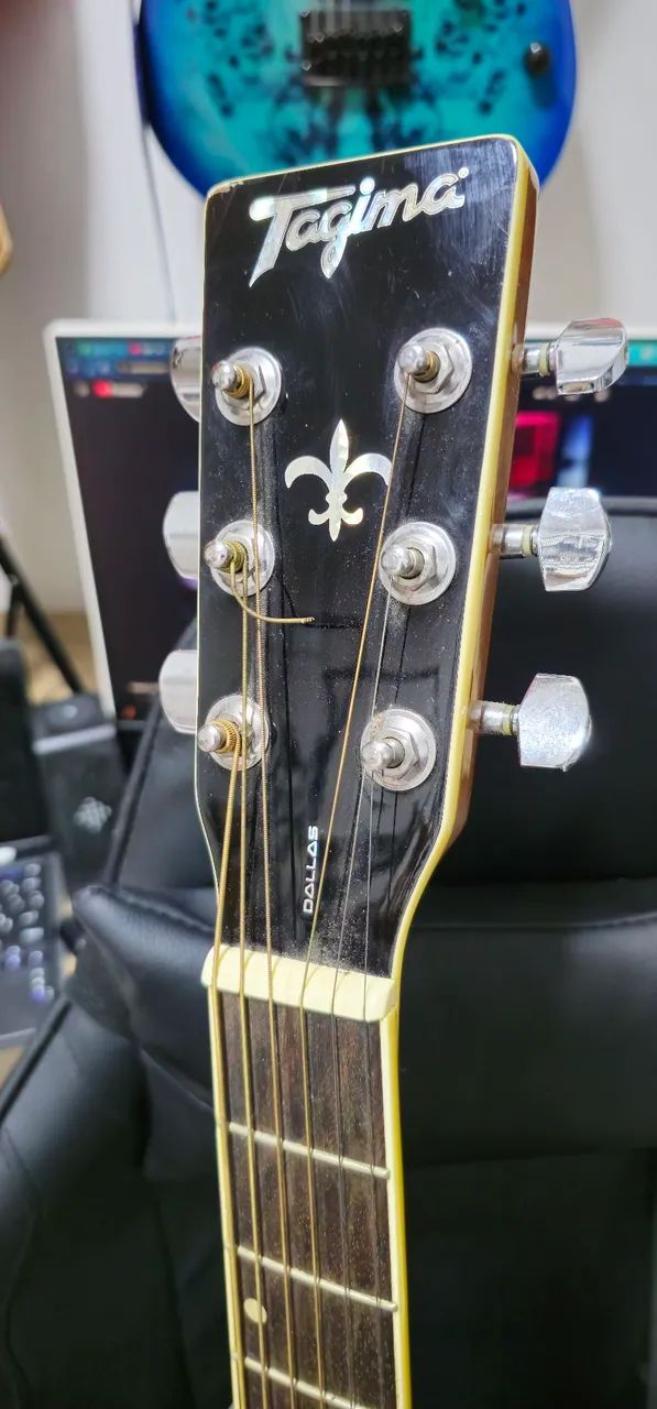 Violão elétrico Tagima parte elétrica com problemas) - Foto 2