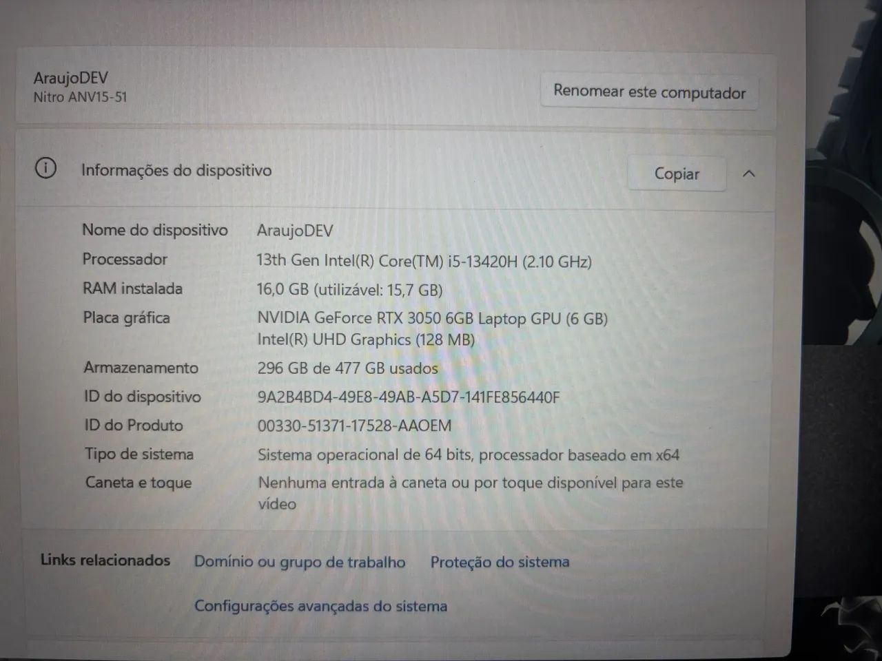 ACER NITRO V15 - Foto 5