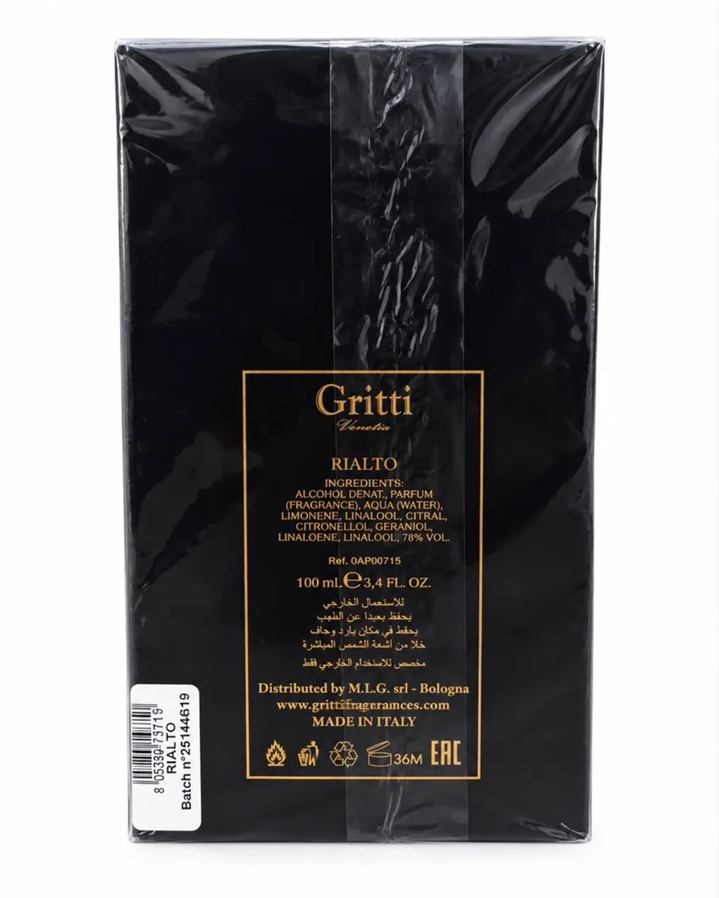 Gritti Rialto 100ml lacrado  - Foto 3