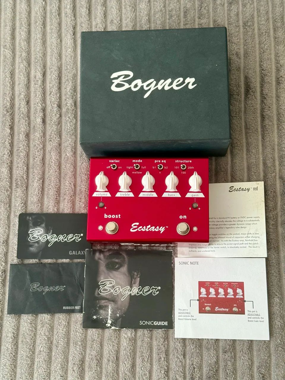 Bogner Ecstasy Red Overdrive/distortion. - Instrumentos musicais