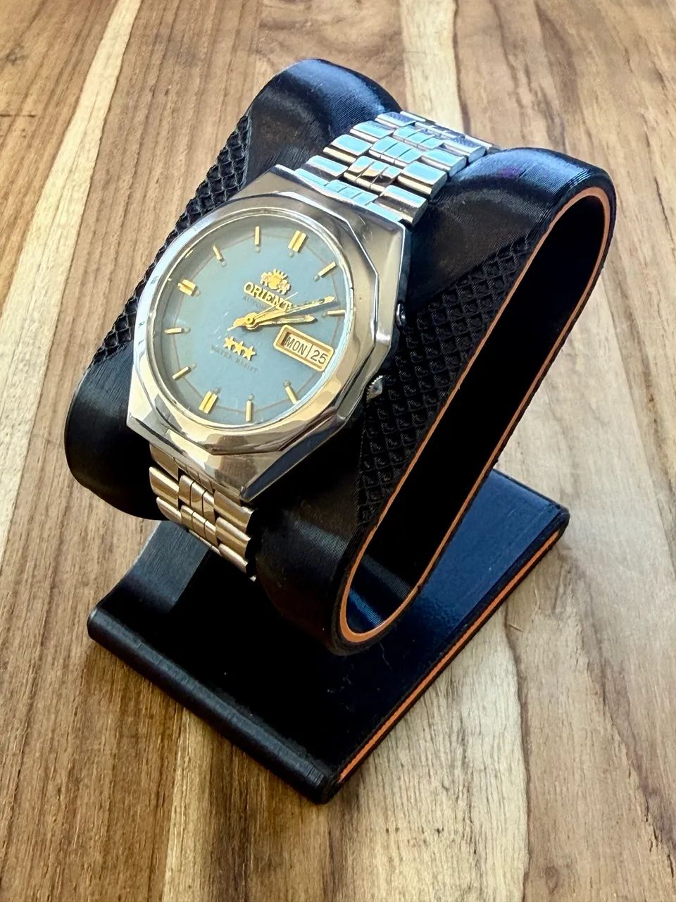 Relógio Orient Automatic Blue Dial - 1980 - Foto 3