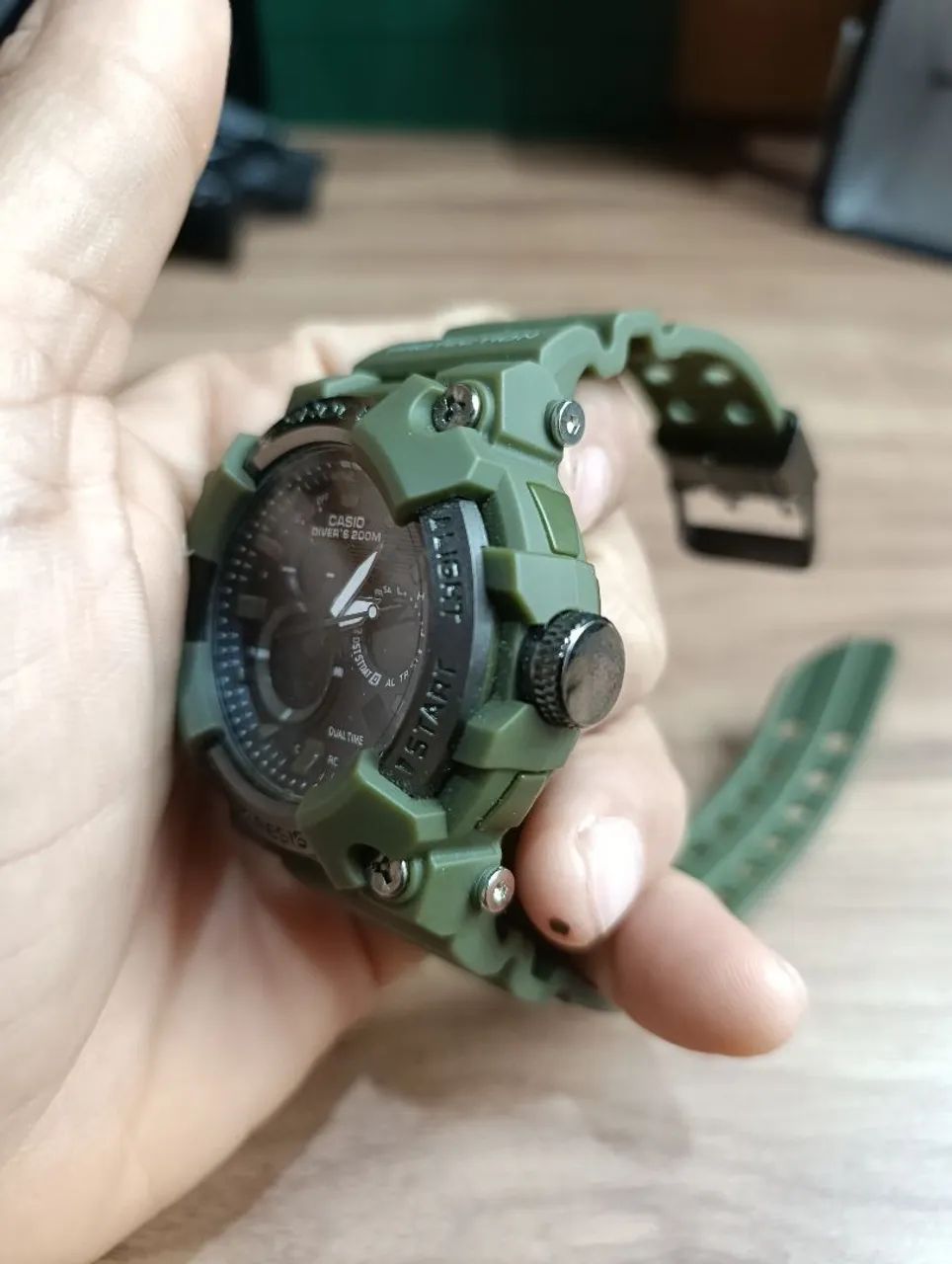 Casio G-Shock Frogman Verde Militar  - Foto 3