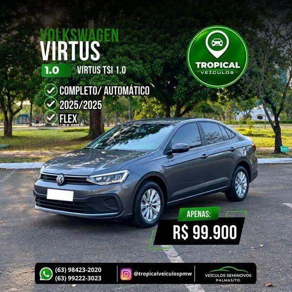 Volkswagen Virtus VIRTUS 1.6 MSI Flex 16V 4p Aut. 2025