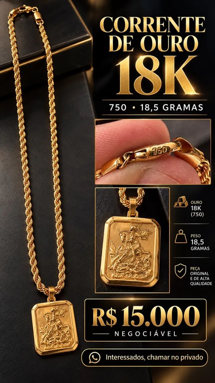 Corrente de ouro 