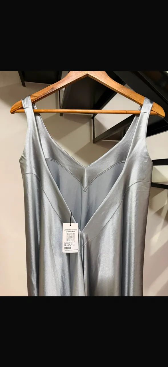 Vestido Prata Acetinado  - Foto 3