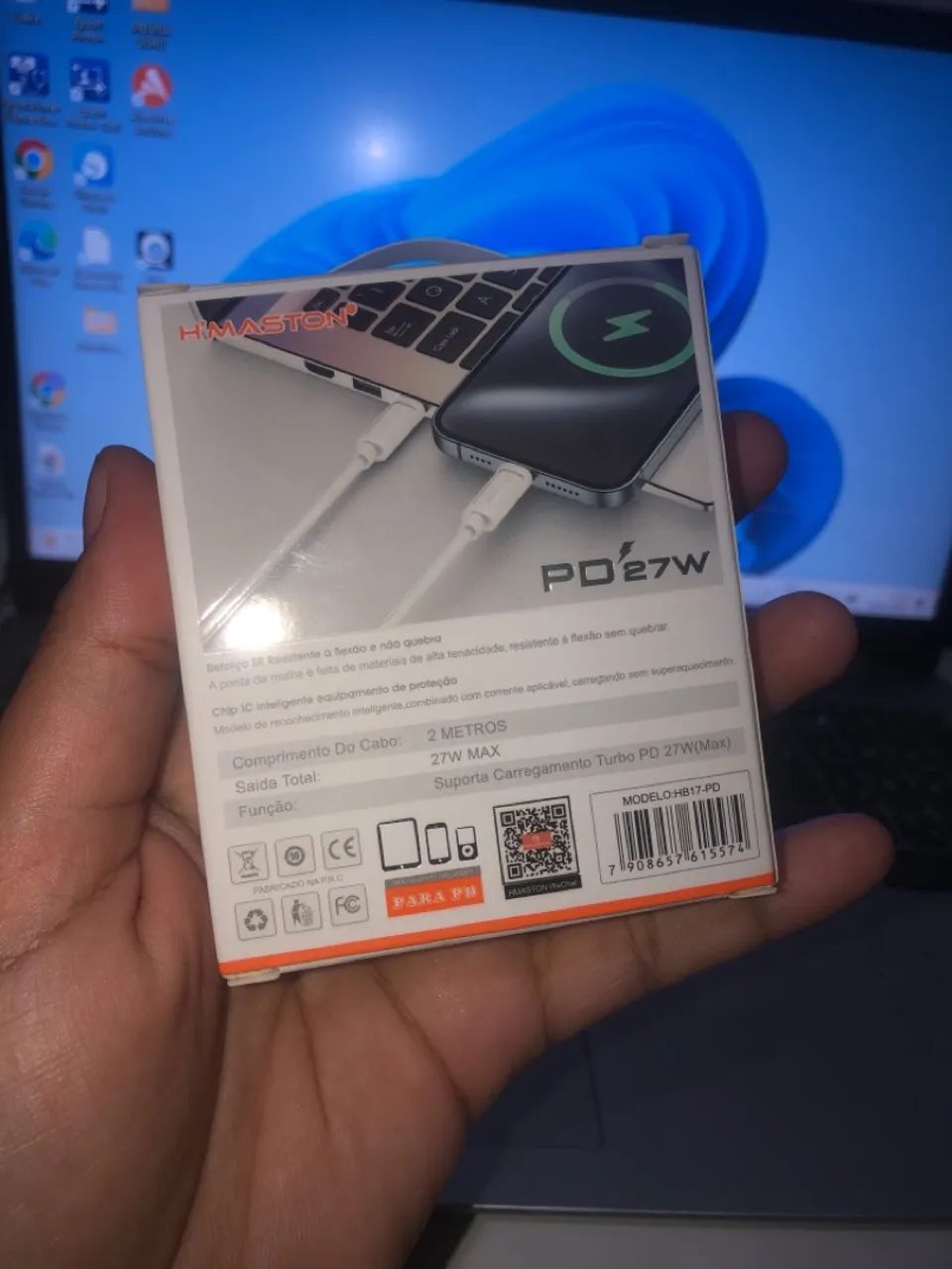 Cabo 2 metros para iPhone Lightning  - Foto 2