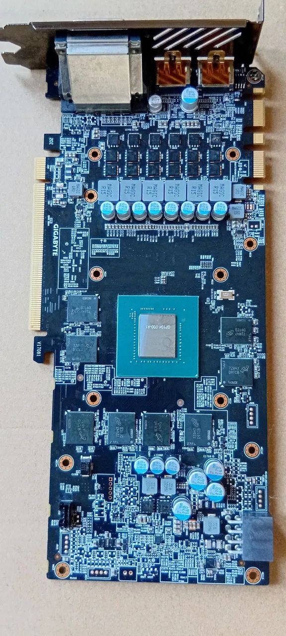 Placa de Vídeo Nvidia GTX 1070 Gigabyte,  com DEFEITO - Foto 4