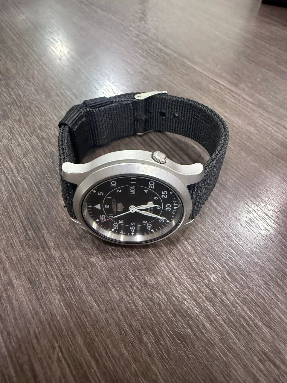 Relógio Seiko S5 automático 37mm militar  - Foto 3