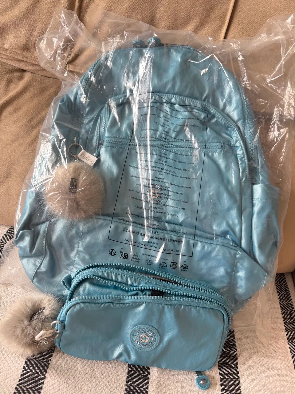 Mochila kipling + estojo - Foto 5
