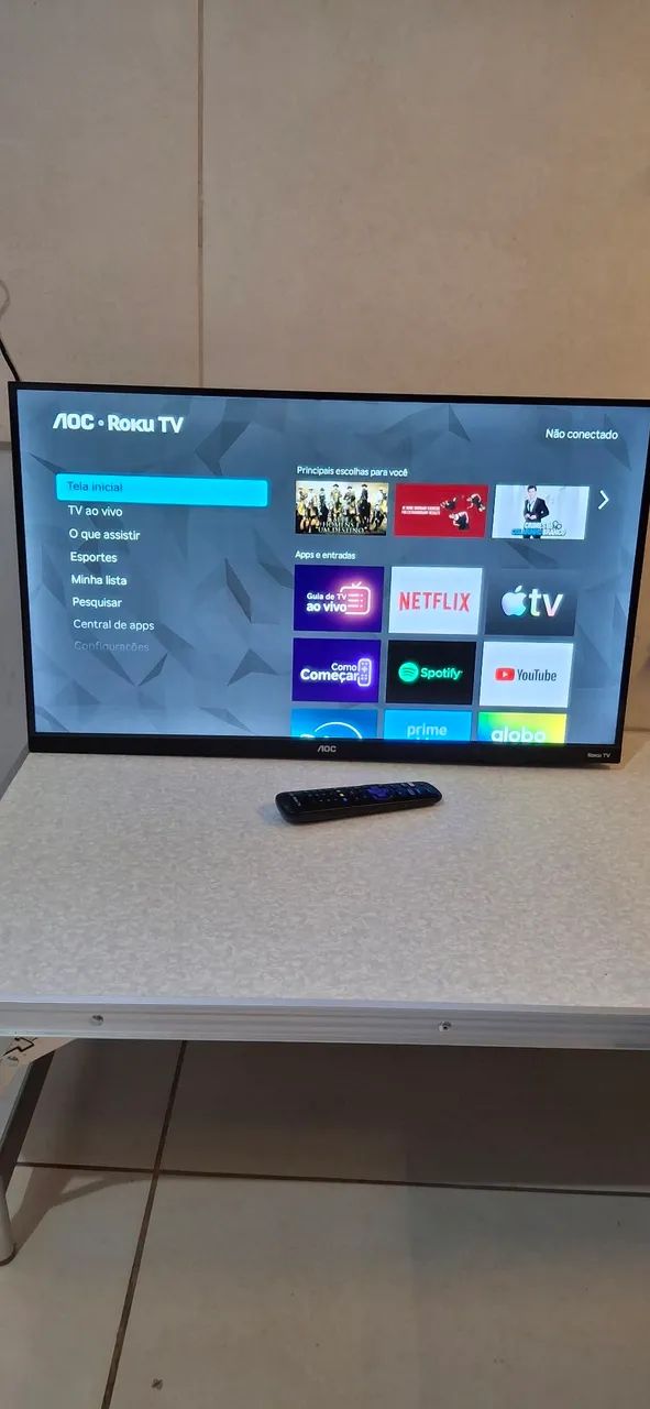 AOC- Roku Tv 32 Polegadas  - Foto 2