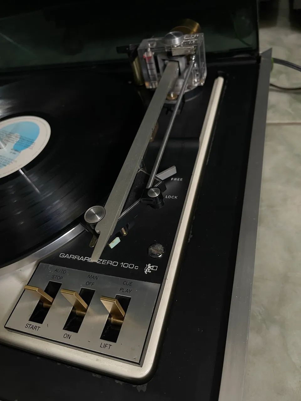Toca disco inglesa garrard zero 100c funcionando ok ! - Foto 3
