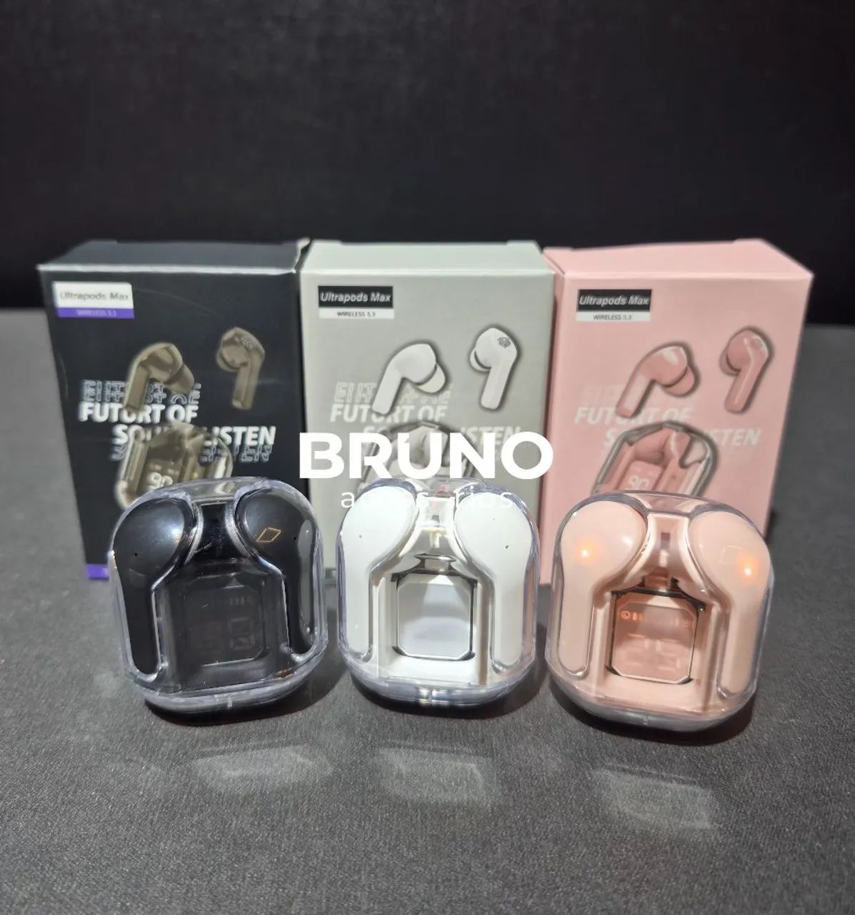 Fone de ouvido Bluetooth Colorido - Foto 3