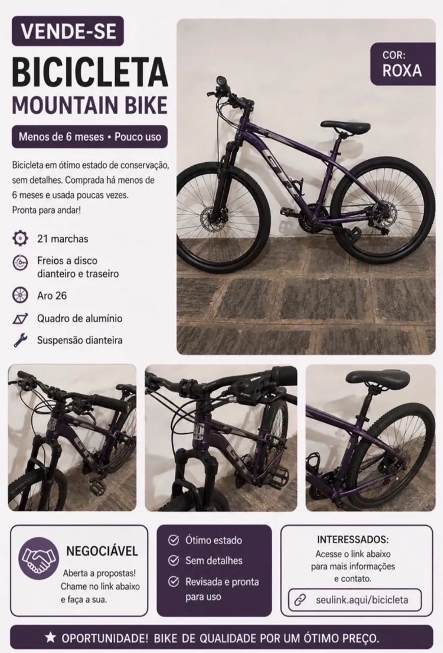 Bicicleta Mountain Bike